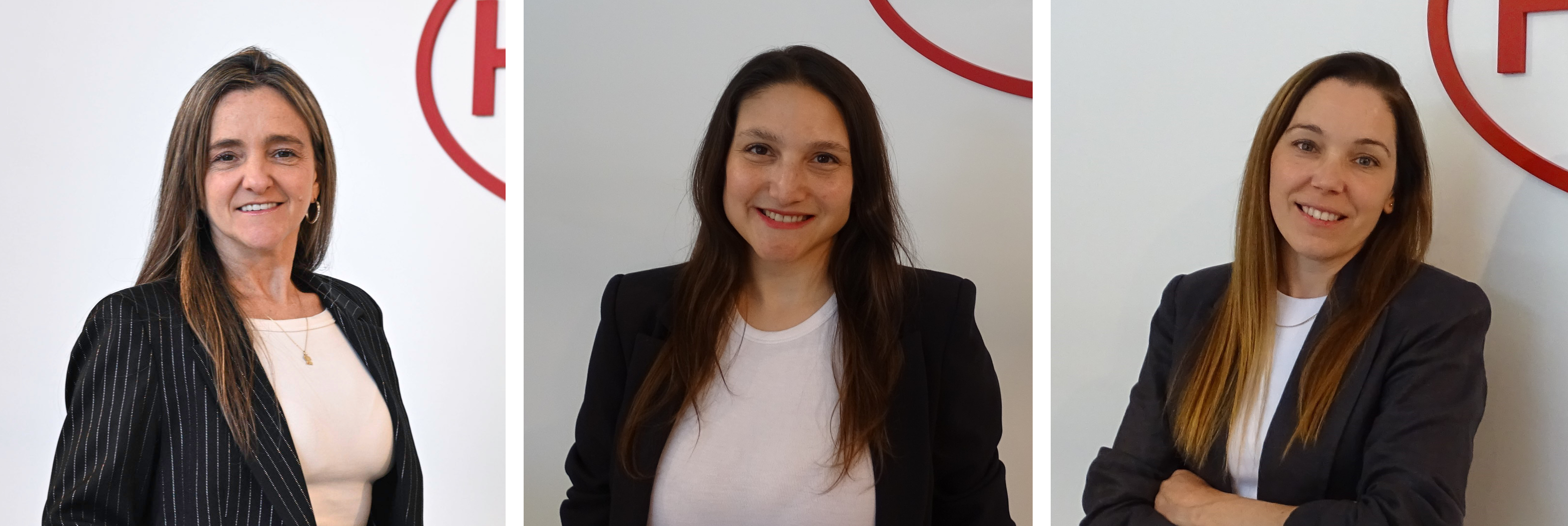 Julieta Paino en Finanzas, Eliana Ain en Recursos Humanos y María Cecilia Artucovich en Ventas para Packaging & Consumer Goods