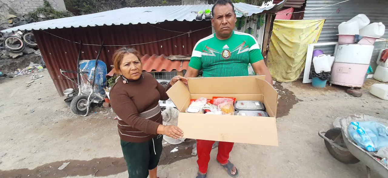 La institución. Dr. Sonrisas, en México, recibió apoyo de Henkel para la distribución de alimentos a personas en situación vulnerable.