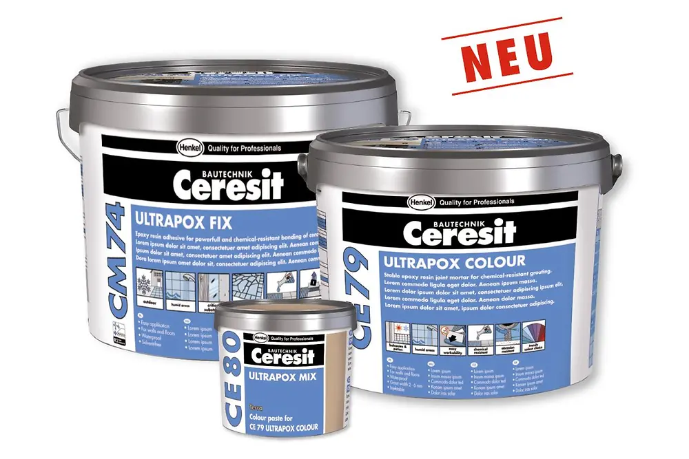 Die lösemittelfreien Epoxydharz-Produkte eignen sich in hochbelasteten Bereichen zum Einsatz an Wand und Boden im Innen- und Außenbereich