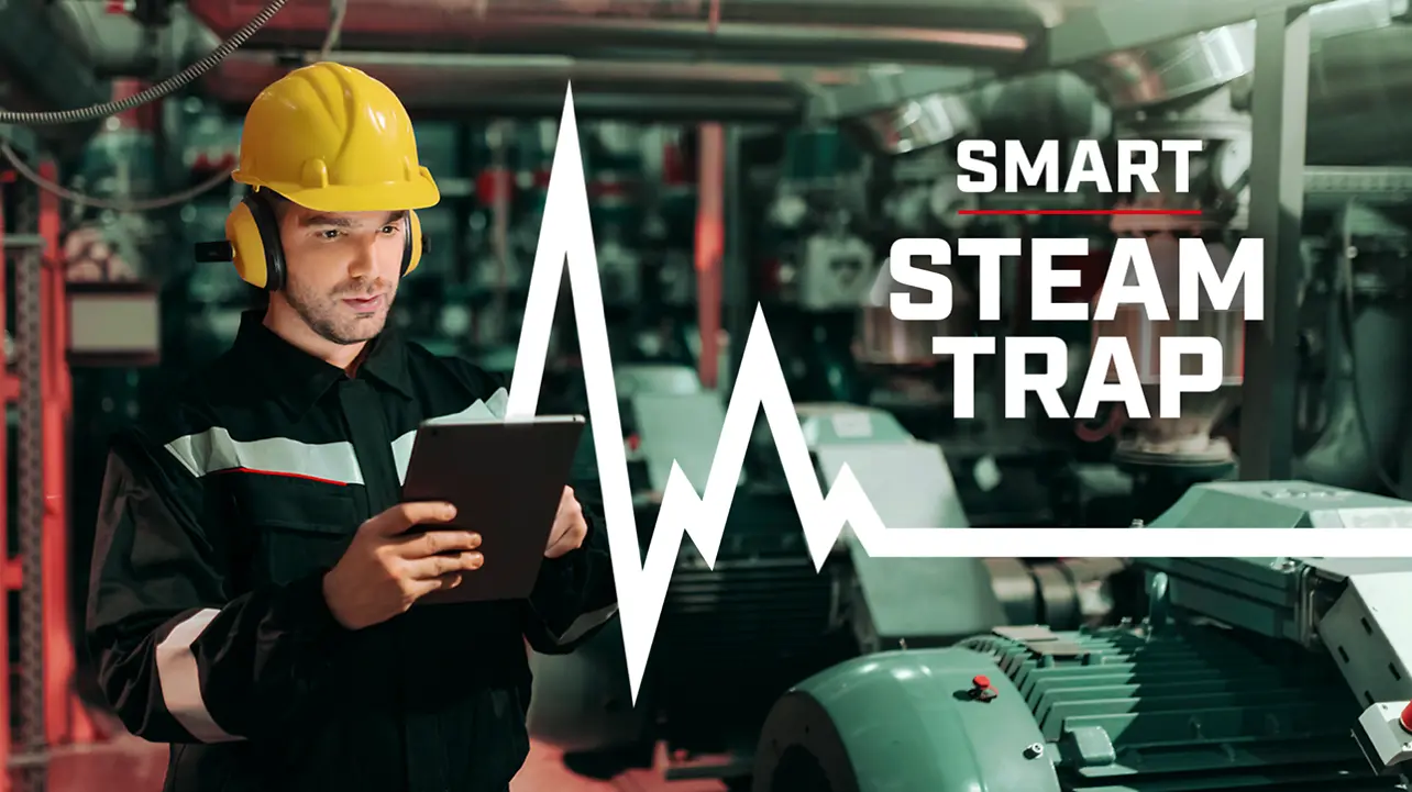 Loctite Pulse Smart Steam Trap, técnico de procesos de mantenimiento en una planta 
